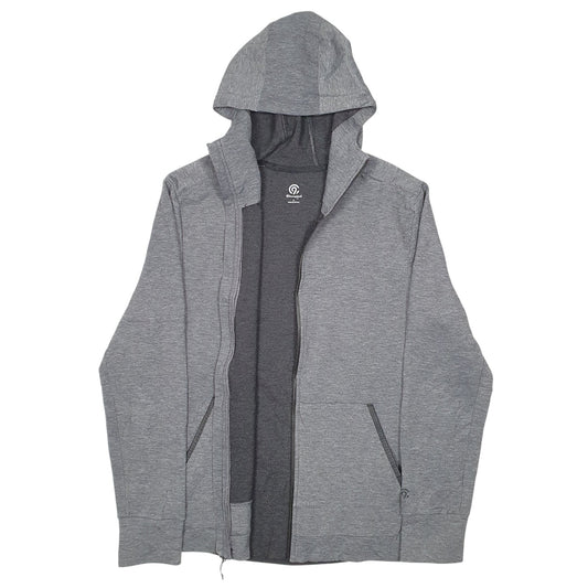 Mens Grey Champion Hoodie C9 Full Zip Jumper