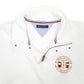 Mens White Tommy Hilfiger  Quarter Zip Jumper