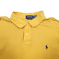 Mens Yellow Polo Ralph Lauren  Short Sleeve Polo Shirt