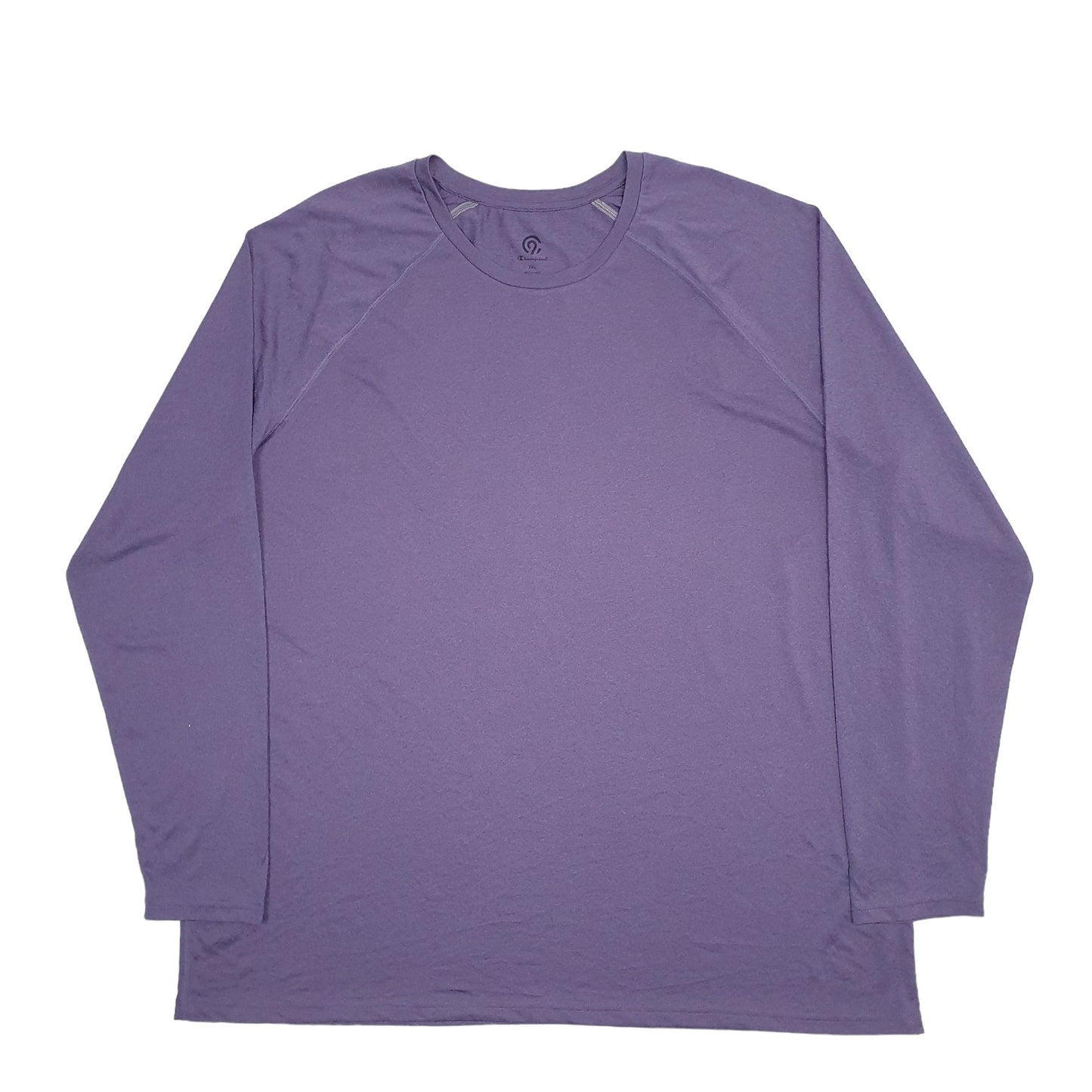 Mens Purple Champion  Long Sleeve T Shirt