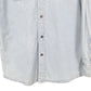 Mens Blue Wrangler Chambray Flex Comfort Work Long Sleeve Shirt