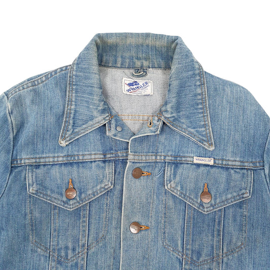 Womens Blue Wrangler Vintage Made In USA  Coat