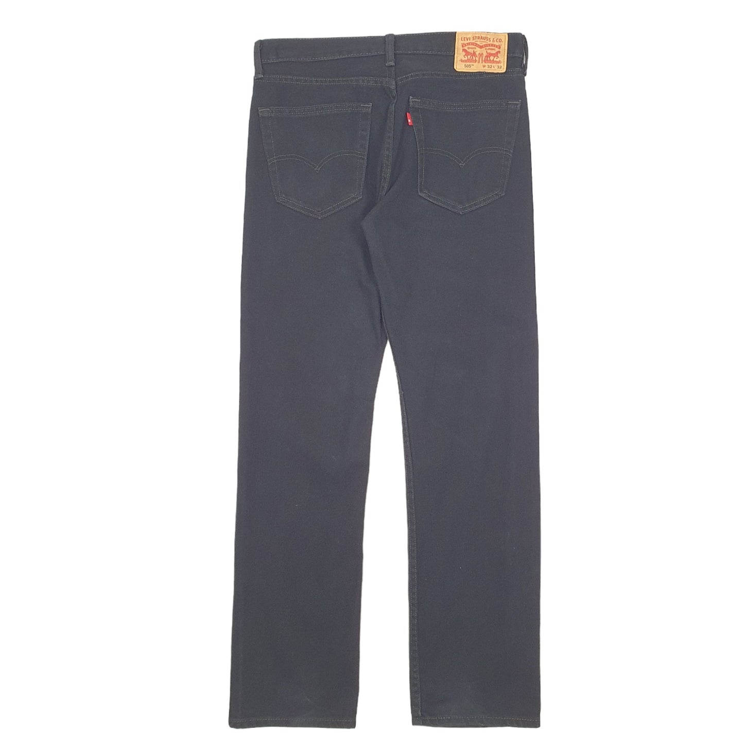 Mens Black Levis  505 JeansW32 L32