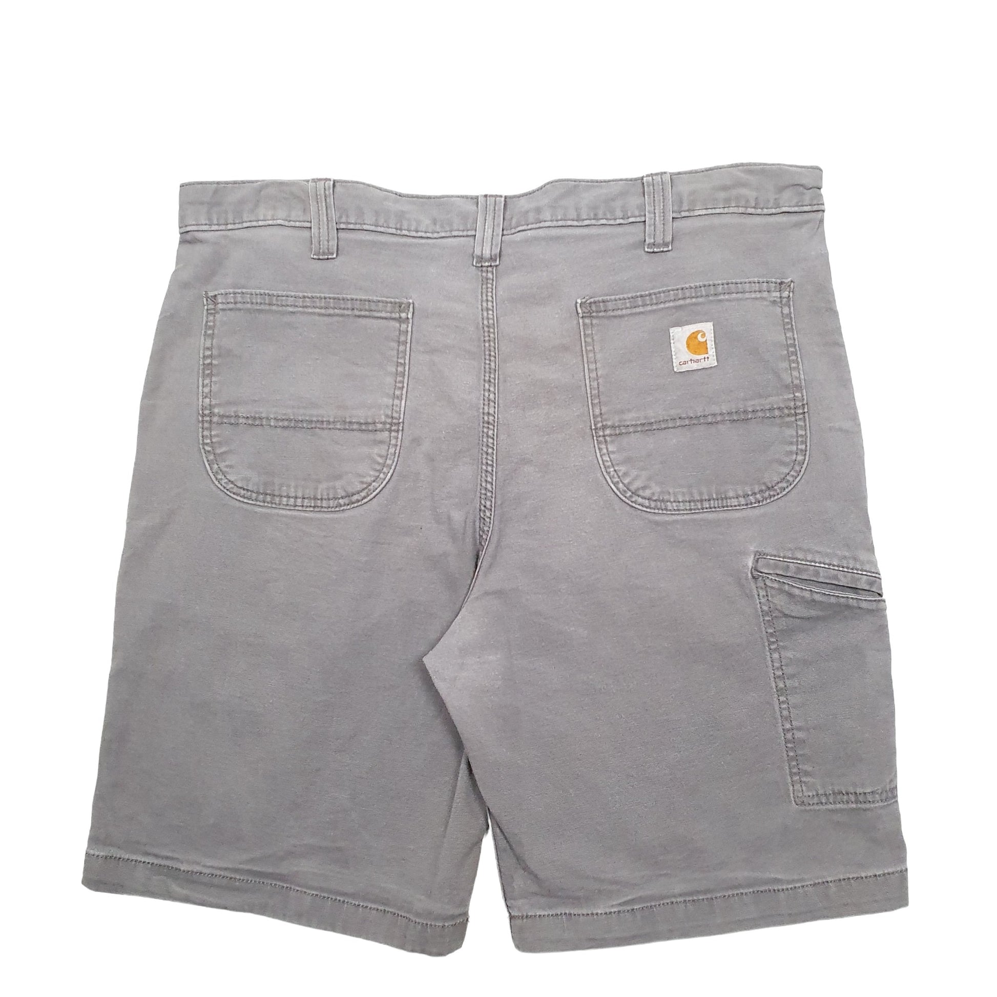 Mens Grey Carhartt Workwear Carpenter Shorts