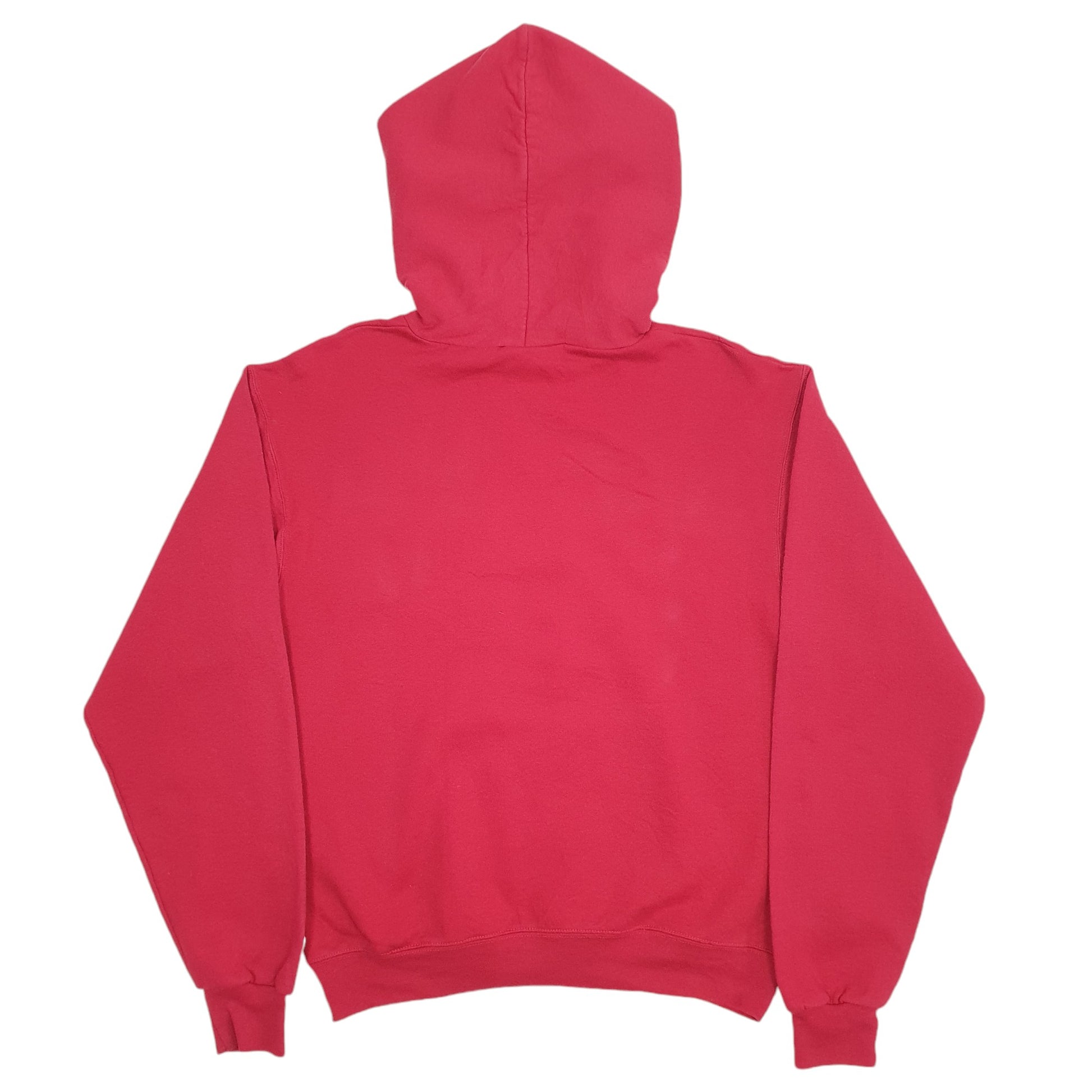 Mens Red Champion Indiana Spellout Hoodie Jumper