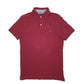 Mens Burgundy Tommy Hilfiger  Short Sleeve Polo Shirt