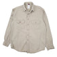 Mens Beige Carhartt Vintage 00s Overshirt Long Sleeve Shirt