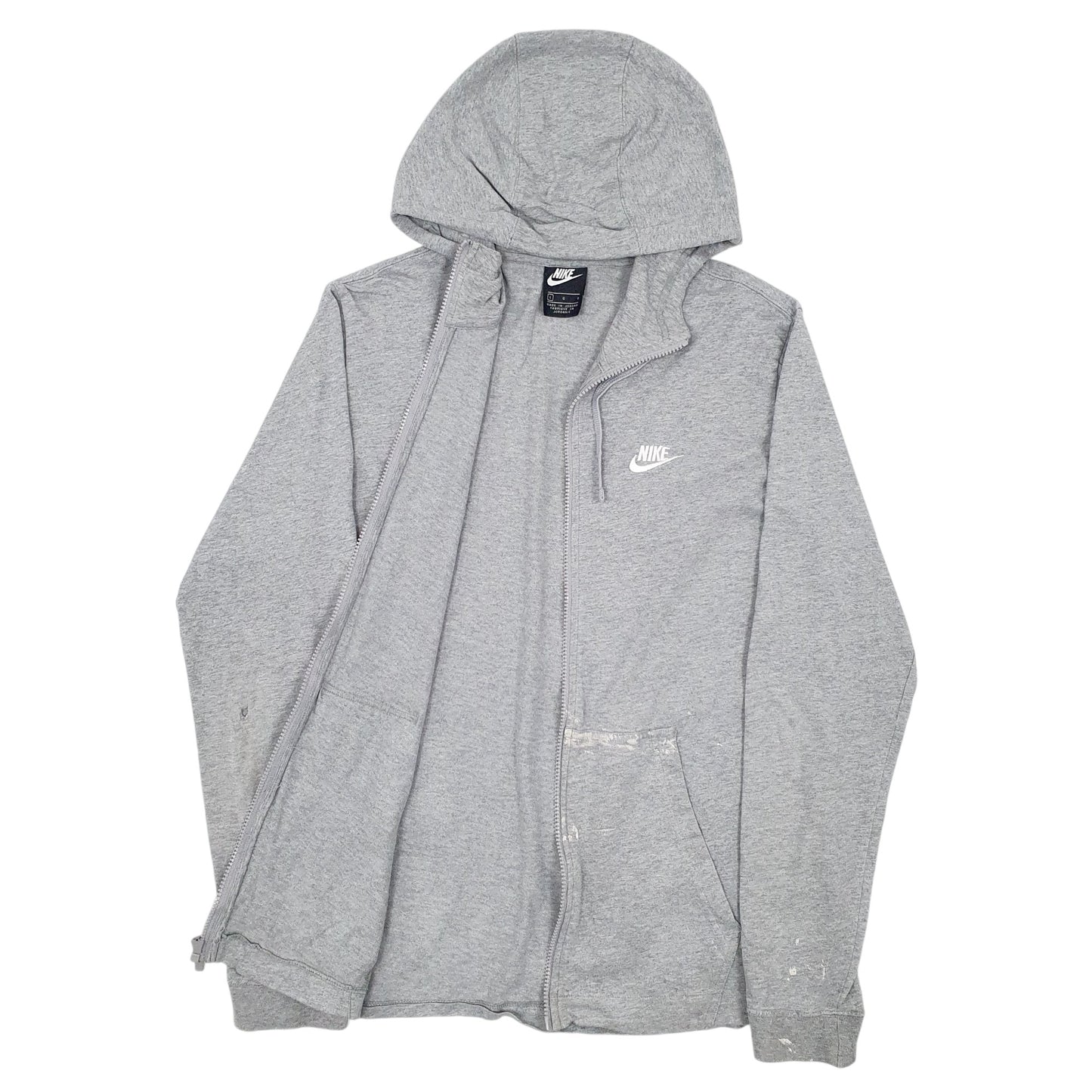 Mens Grey Nike  Full Zip Jumper