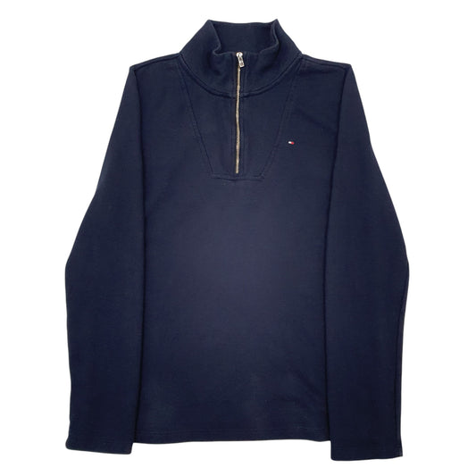 Womens Navy Tommy Hilfiger  Quarter Zip Jumper