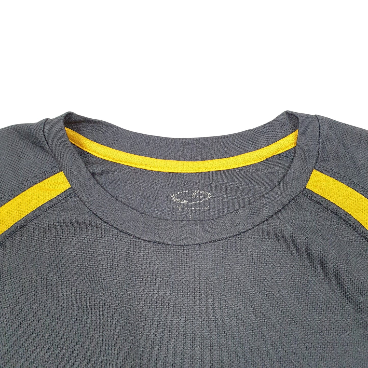 Mens Grey Champion C9 Active Workout Gym Running Short Sleeve T Shirt