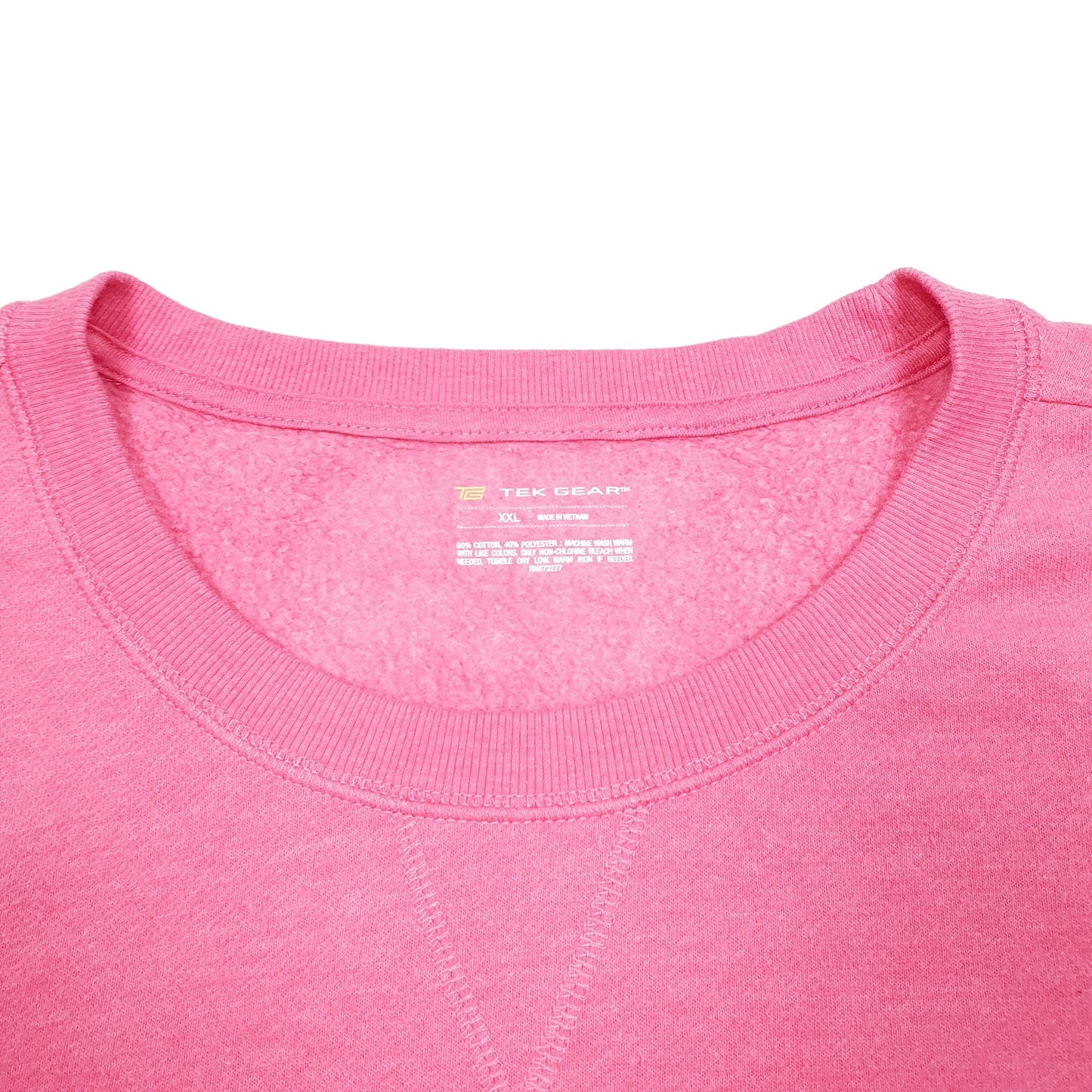 Womens Pink Tek Gear  Crewneck Jumper