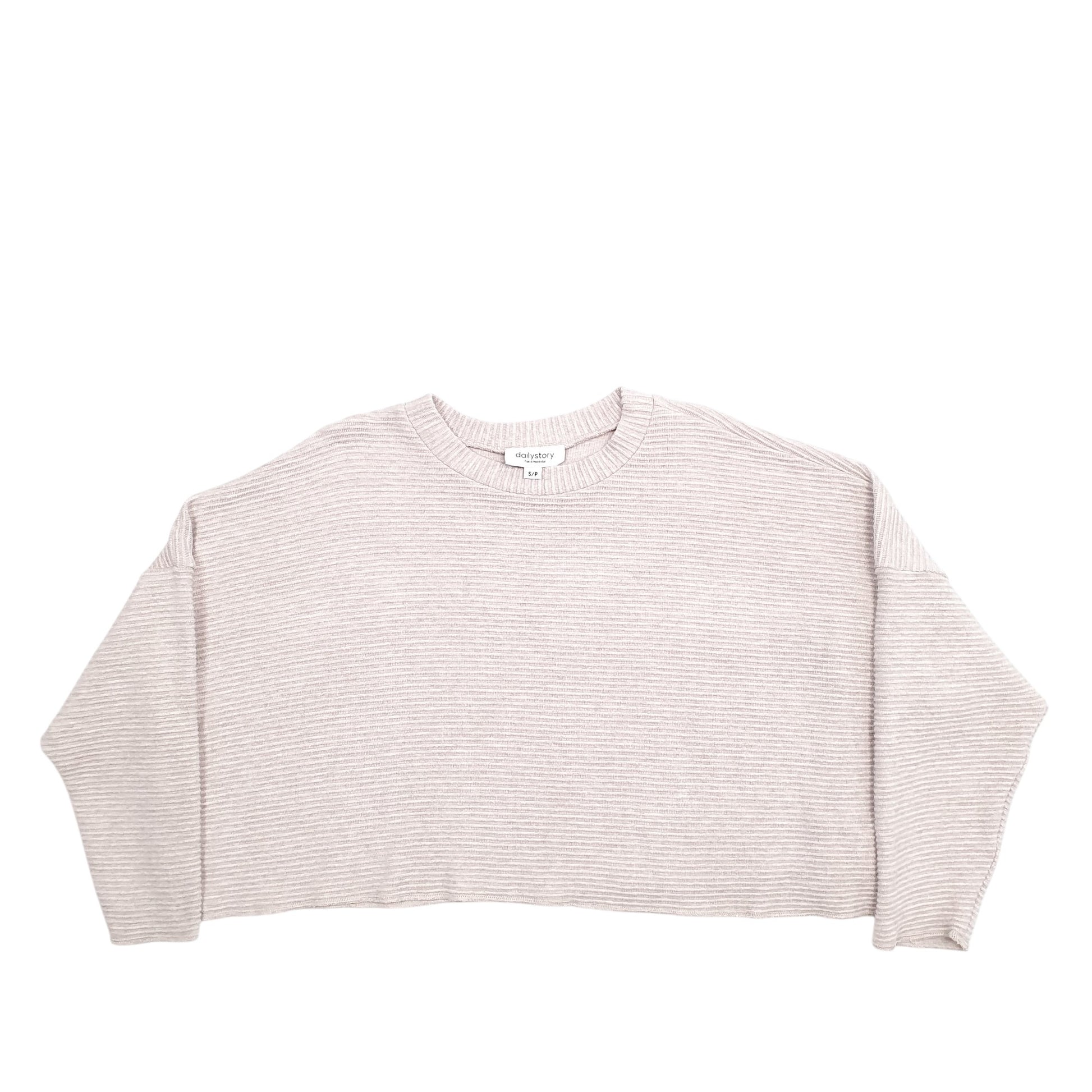 Womens Beige Dailystory Oversized Fit Crewneck Jumper
