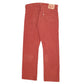 Mens Orange Levis 514 Corduroy Trousers
