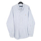 Mens Blue Ralph Lauren Oxford Long Sleeve Shirt
