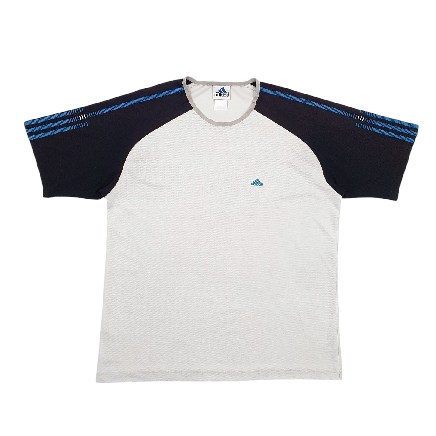 Mens Grey Adidas Vintage Short Sleeve T Shirt