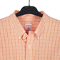 Mens Orange Brooks Brothers 346 Short Sleeve Shirt