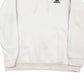 Mens White Adidas  Hoodie Jumper