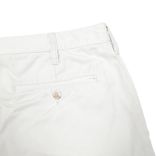 Mens Beige Nautica Classic Fit Deck Chino Shorts