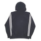 Mens Black Adidas Spellout Hoodie Jumper