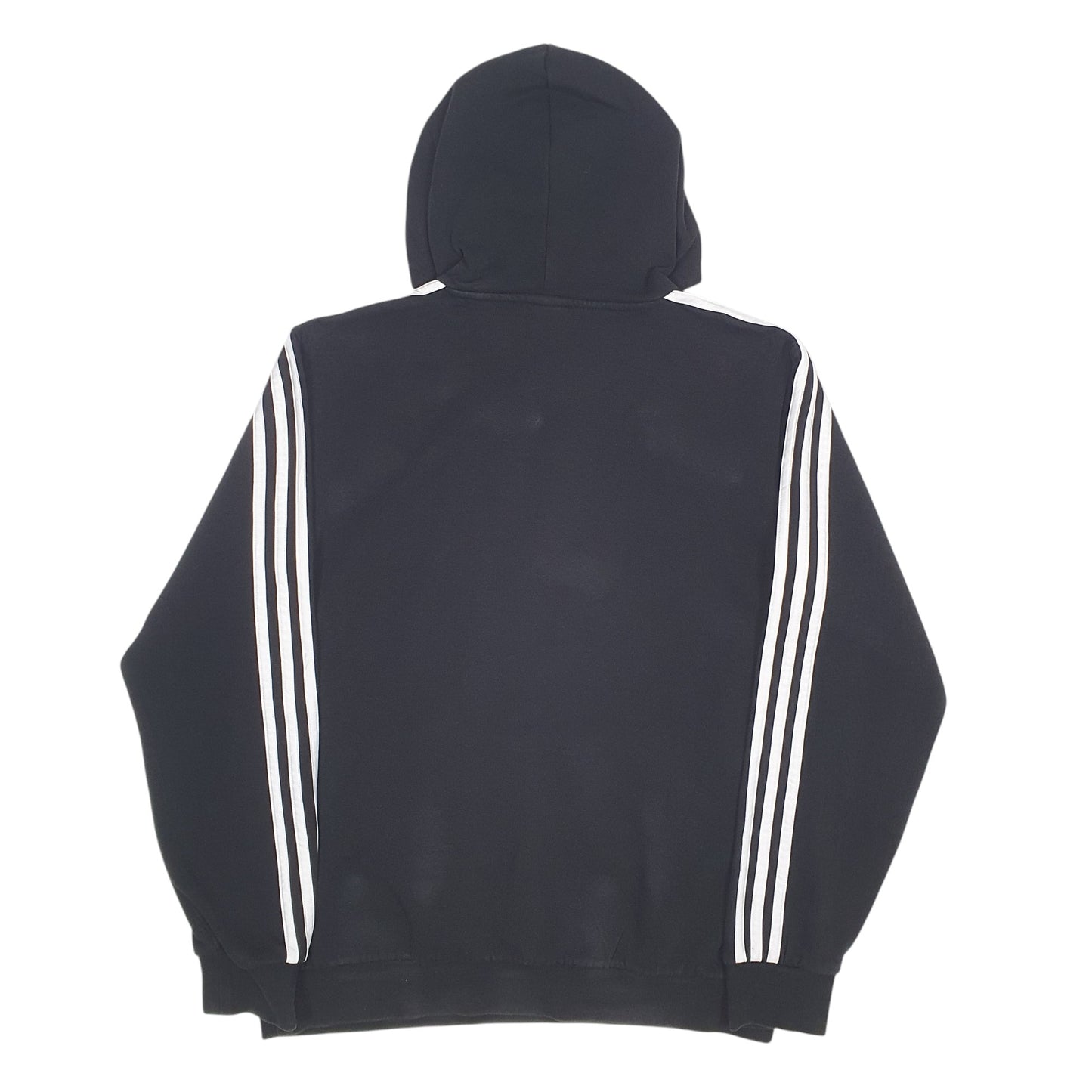 Mens Black Adidas Spellout Hoodie Jumper