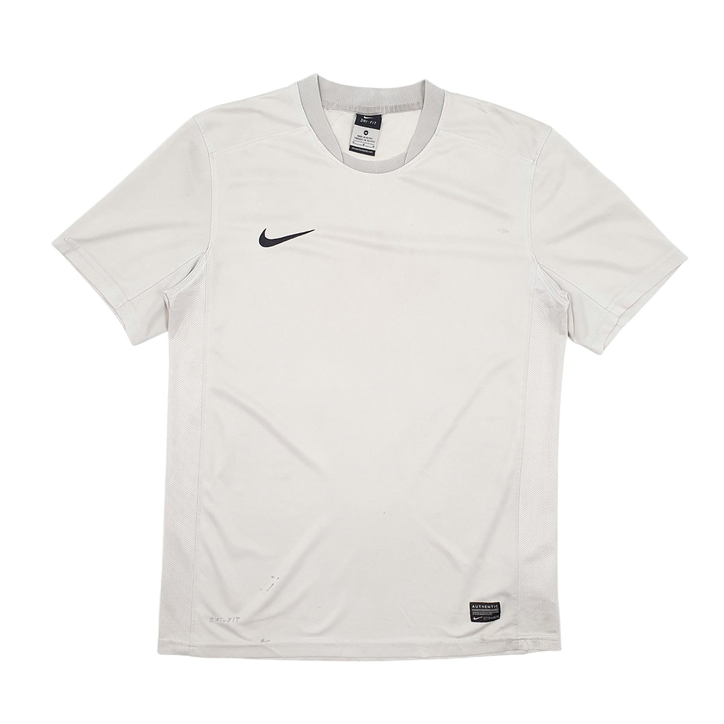 Mens Grey Nike Dri-Fit Short Sleeve T Shirt