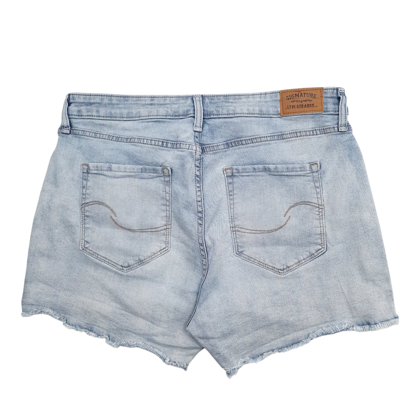 Womens Blue Levis Signature Denim Shorts