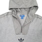 Mens Grey Adidas  Hoodie Coat