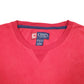 Mens Red Chaps Sweater Crewneck Jumper