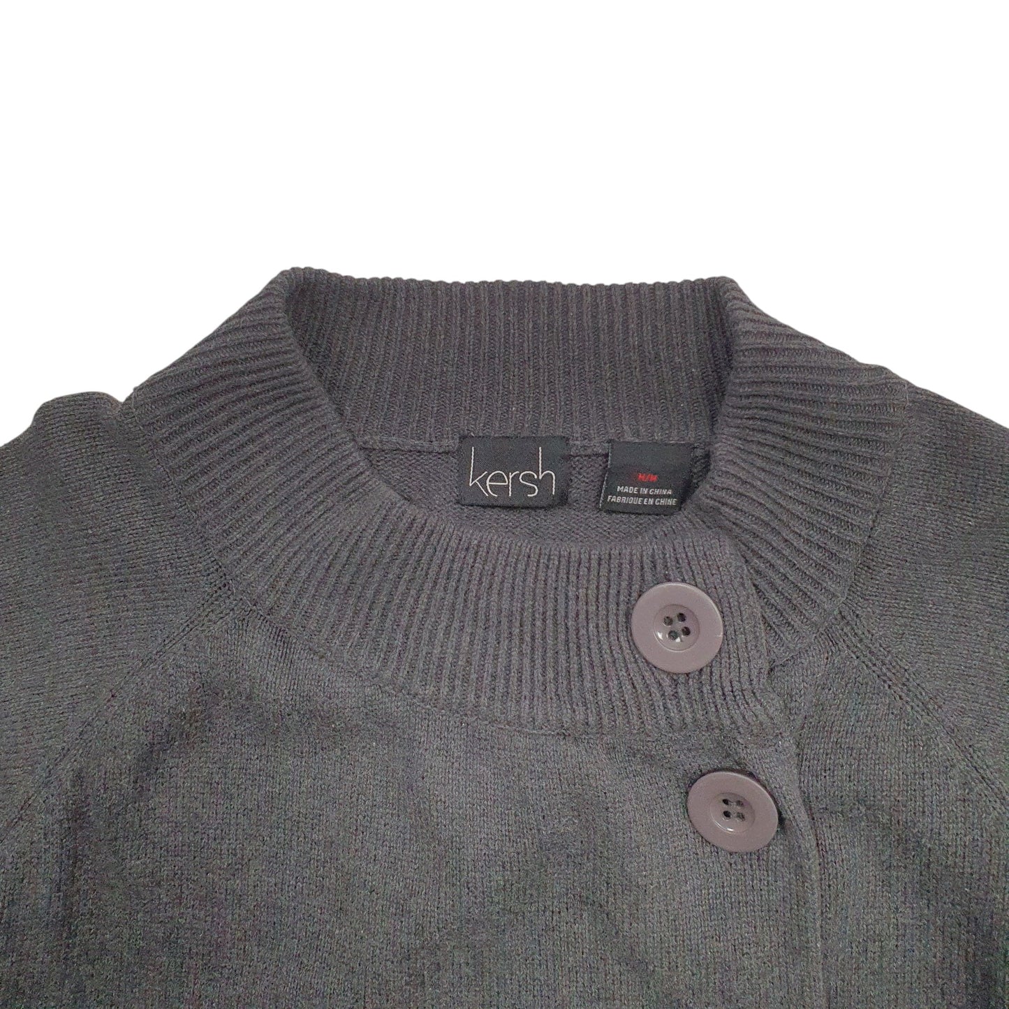 Womens Grey Kersh  Cardigan Jumper
