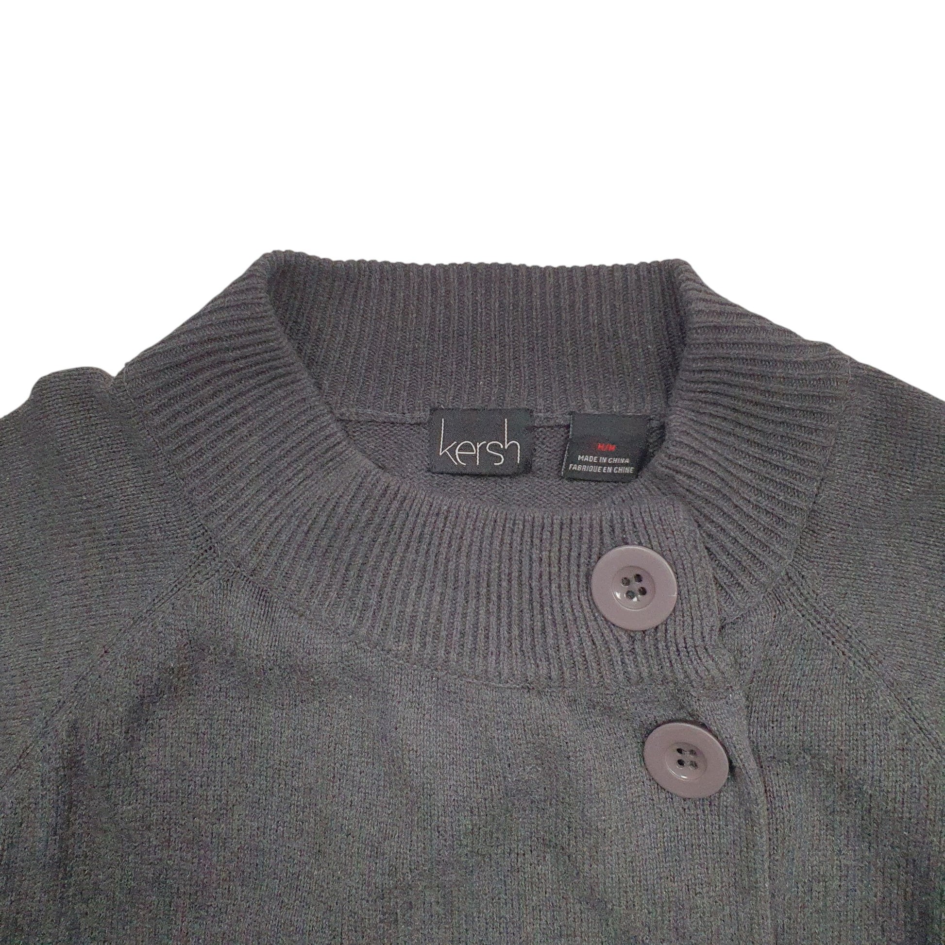 Womens Grey Kersh  Cardigan Jumper