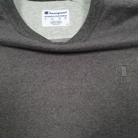 Mens Grey Champion  Crewneck Jumper