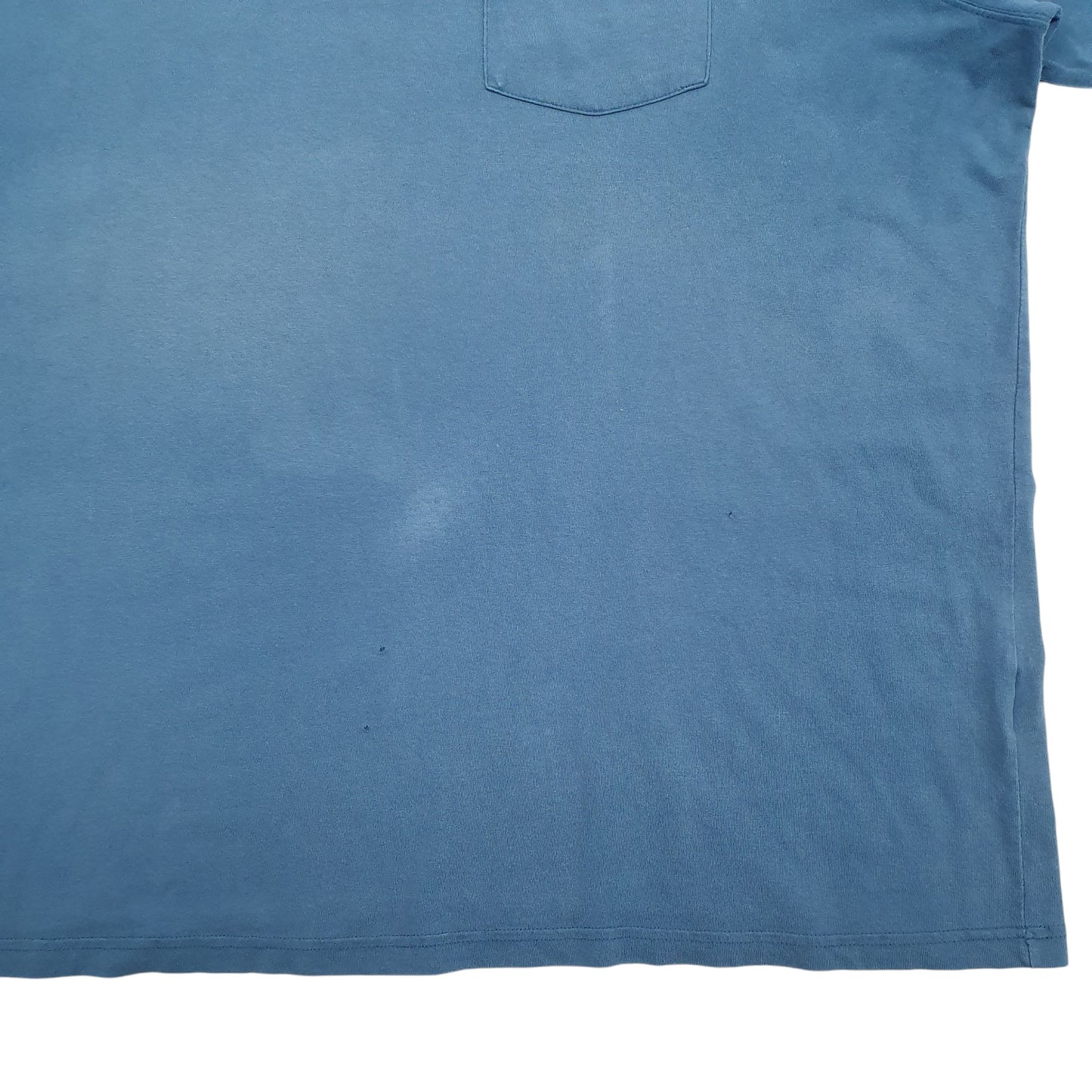 Mens Blue Carhartt Button Up Short Sleeve T Shirt