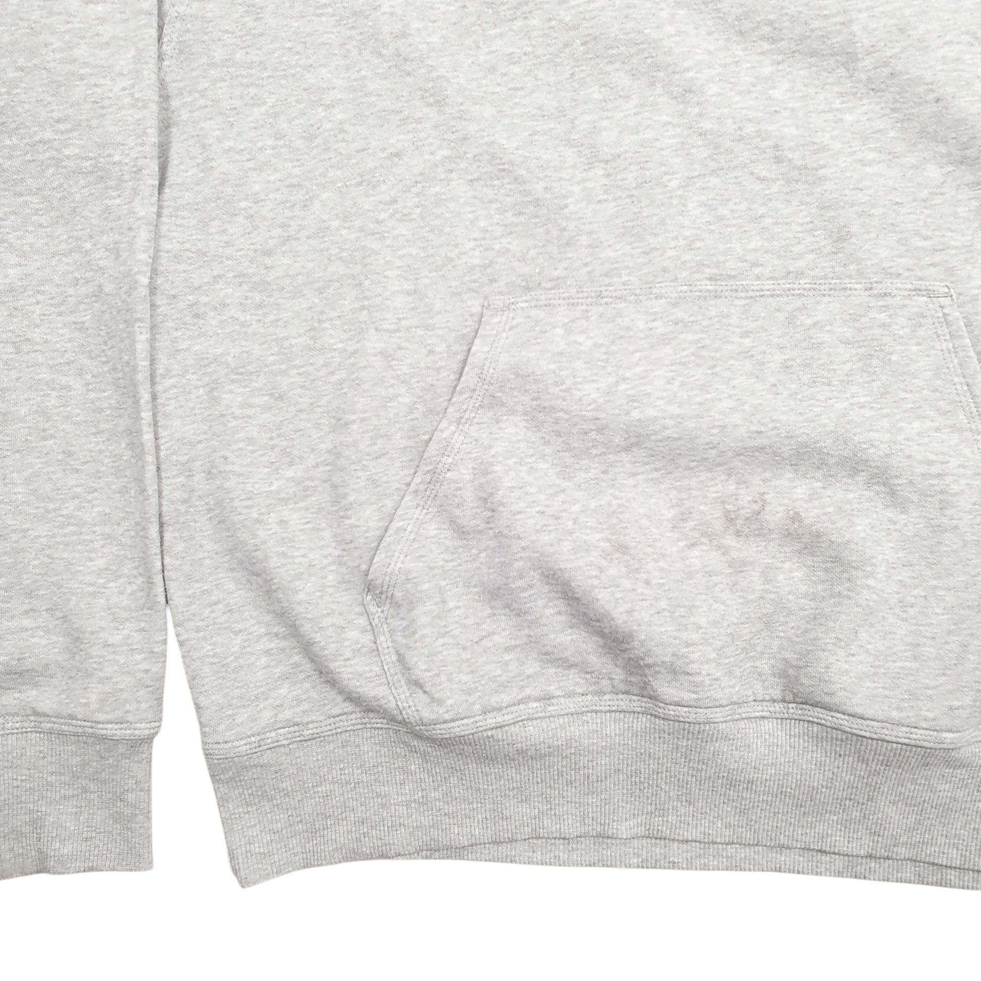 Mens Grey Champion Spellout Hoodie Jumper