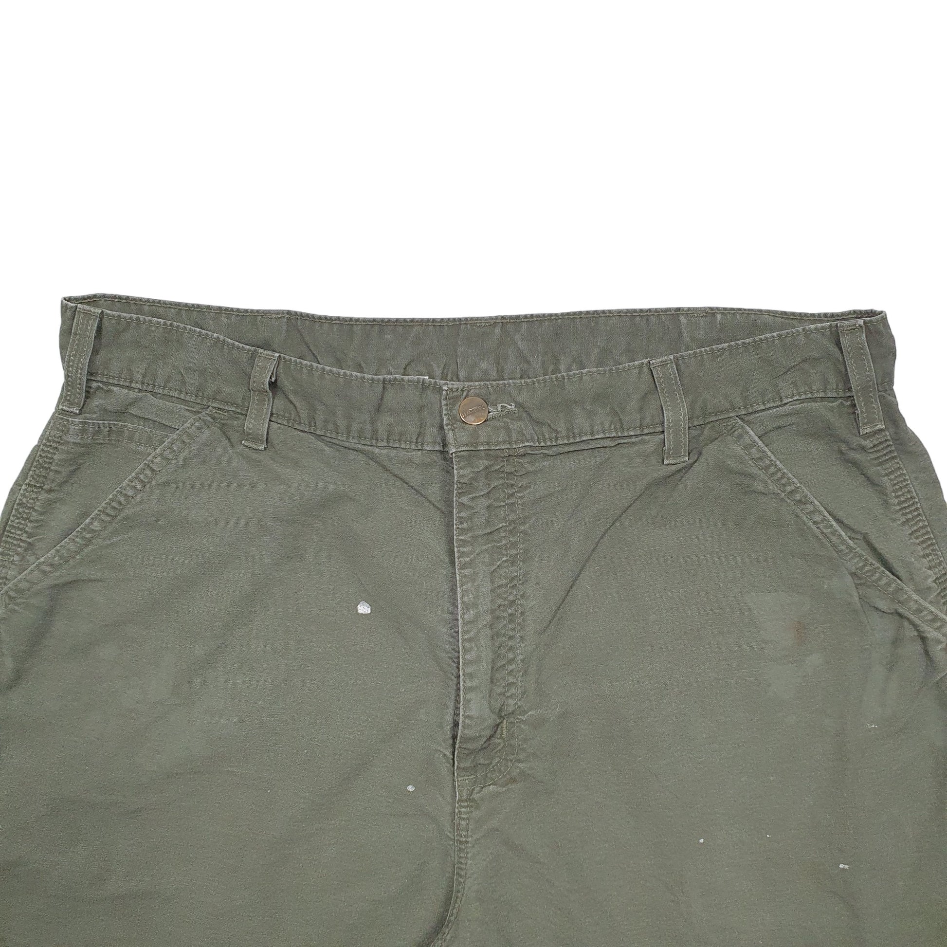 Mens Khaki Carhartt Workwear Carpenter Shorts