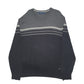 Mens Black Nautica Knit Crewneck Jumper