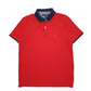 Mens Red Tommy Hilfiger  Short Sleeve Polo Shirt