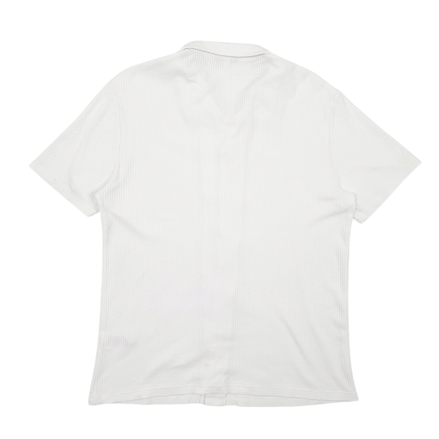Mens White Reiss  Short Sleeve Shirt