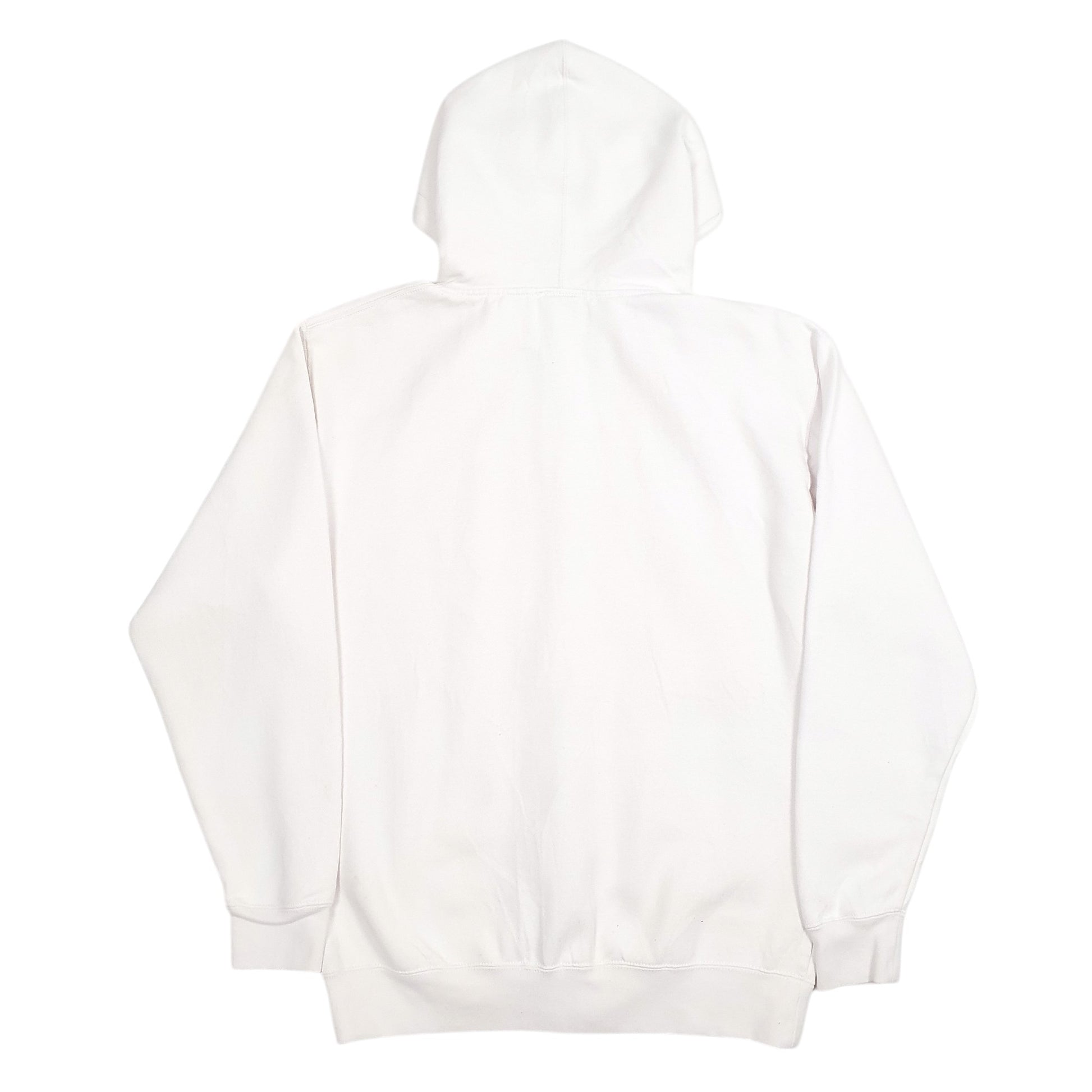 Mens White Nike Spellout Full Zip Jumper