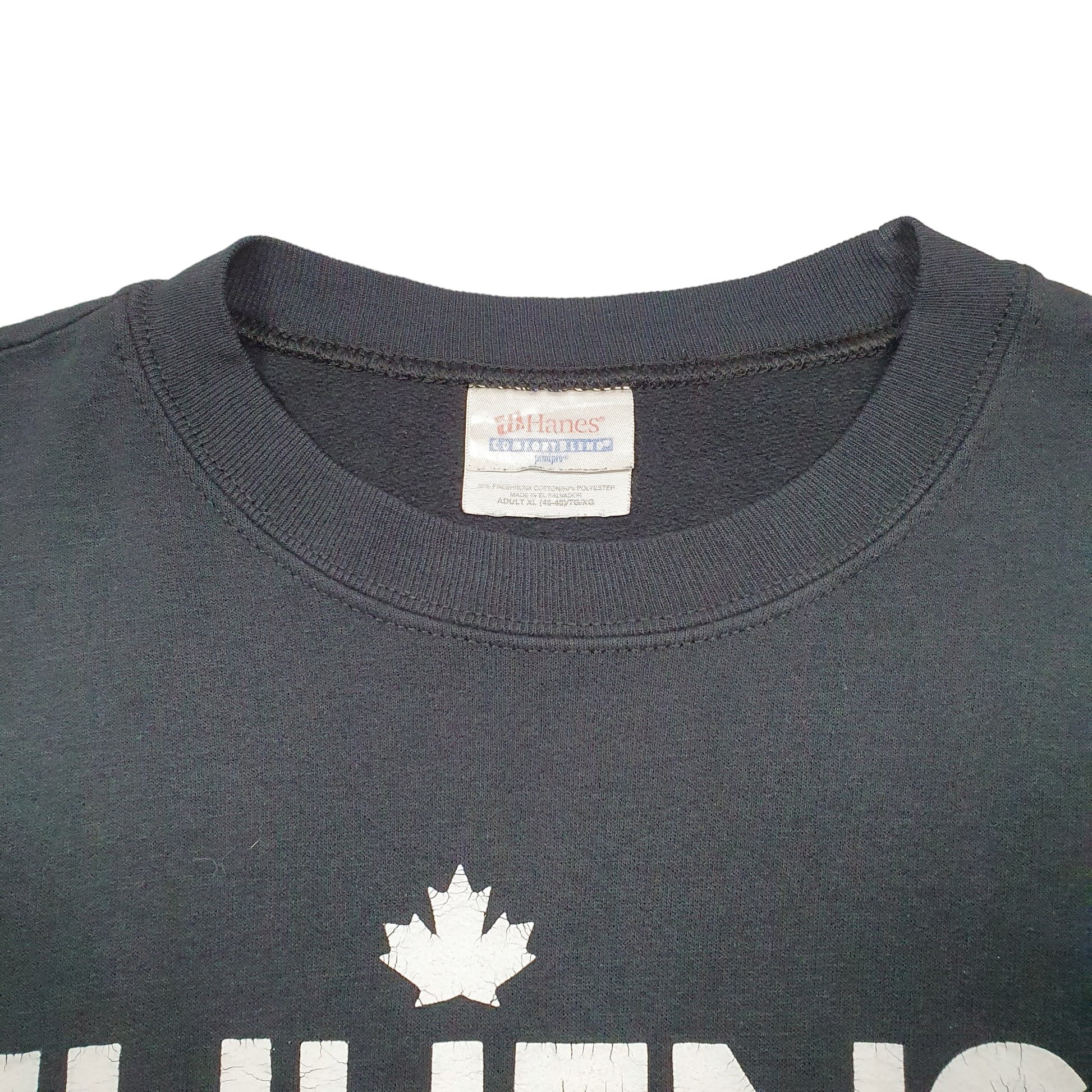 Mens Black Hanes Ehliens Com Canada Crewneck Jumper