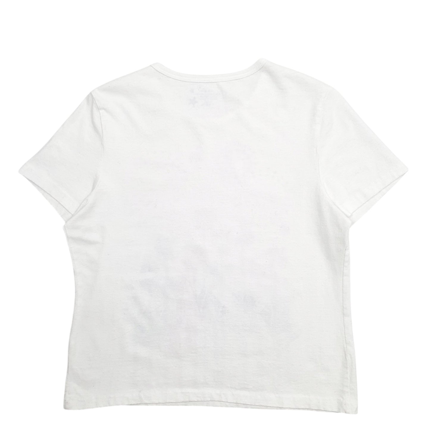 Womens White Unbranded  Short Sleeve T Shirt