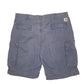 Mens Blue Carhartt Workwear Carpenter Shorts