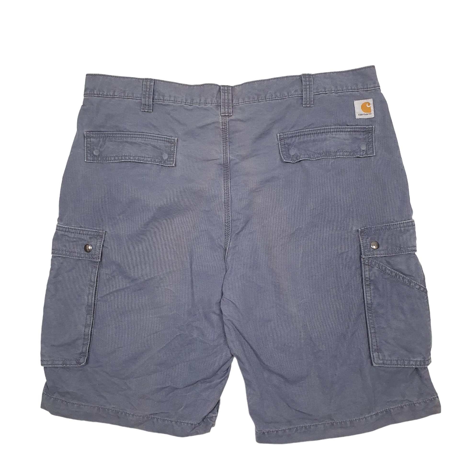 Mens Blue Carhartt Workwear Carpenter Shorts