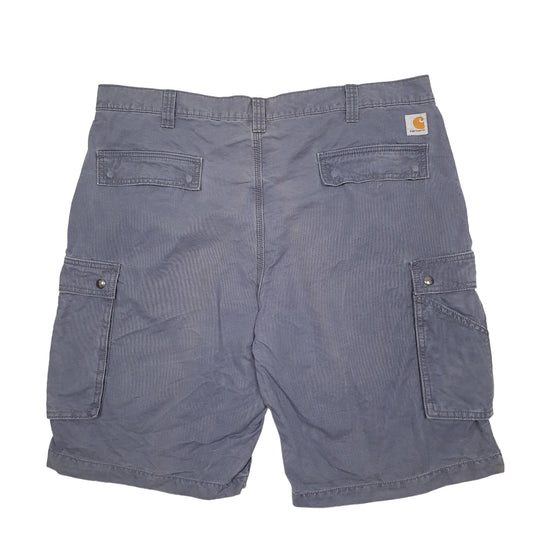 Mens Blue Carhartt Workwear Carpenter Shorts