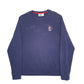 Mens Navy Fila  Crewneck Jumper