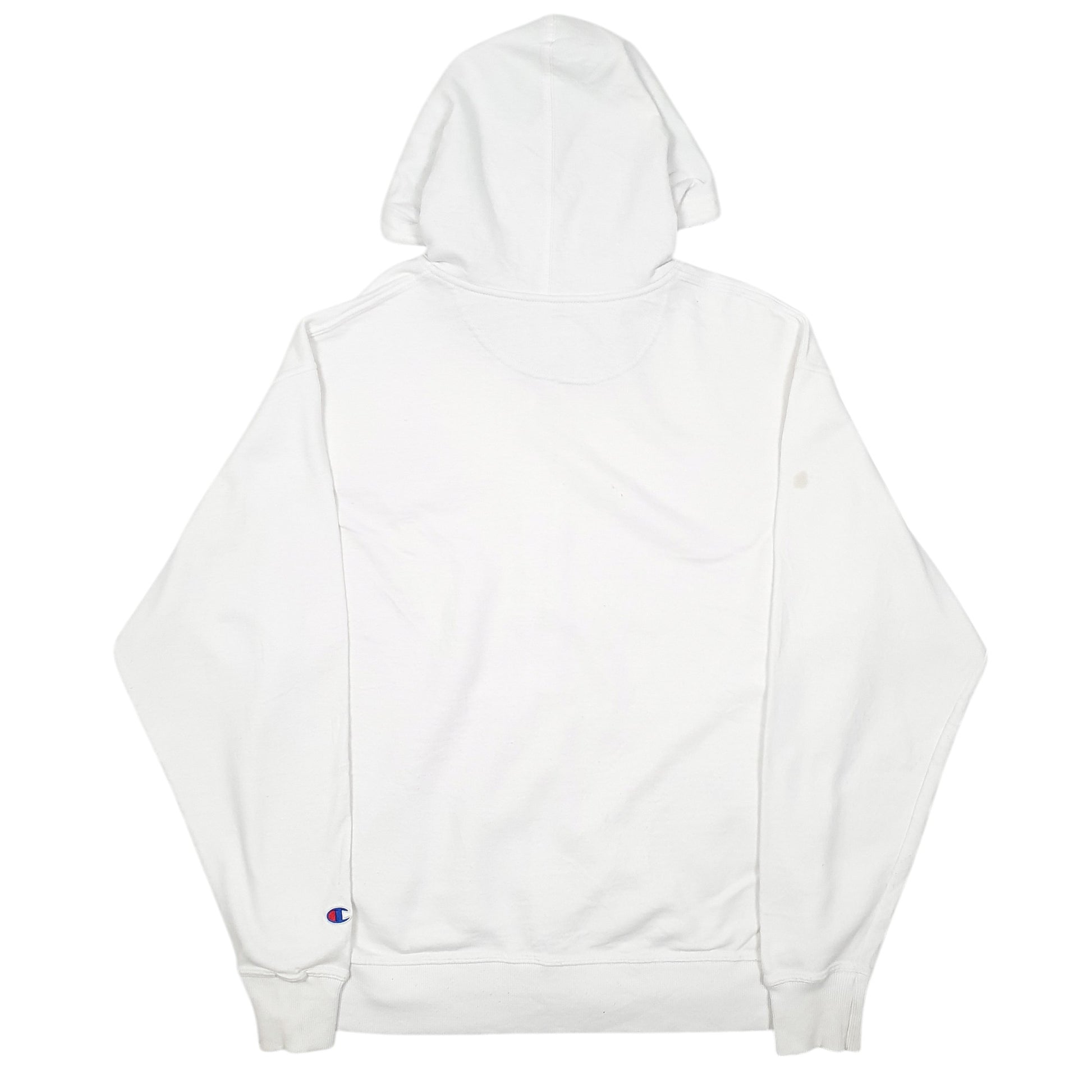 Mens White Champion Hoodie Full Zip Jumper