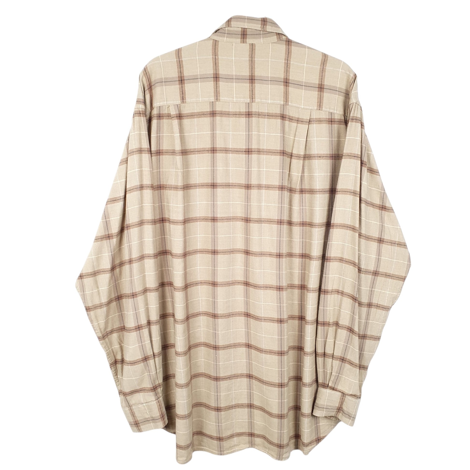 Mens Beige Nautica Blend Long Sleeve Shirt