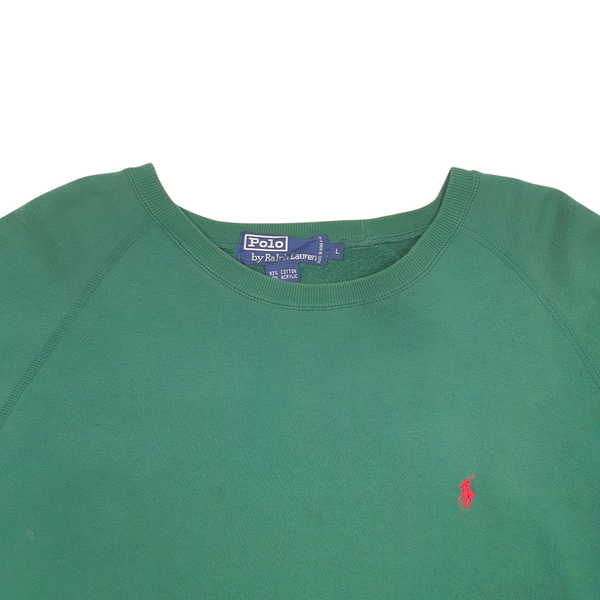 Mens Green Ralph Lauren  Crewneck Jumper