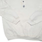 Mens Cream Cali Pop Over Button California Quarter Zip Jumper
