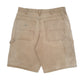 Mens Beige Lee Dungaree Jorts Vintage 1990s Carpenter Shorts