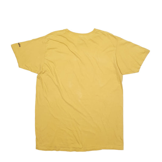 Mens Yellow Columbia Sportswear Spellout Short Sleeve T Shirt
